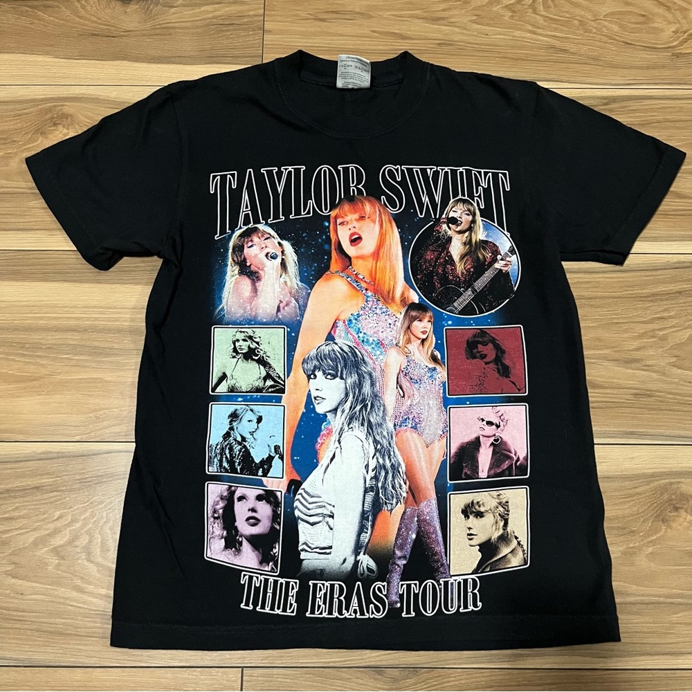 Black Taylor Swift The Eras Tour T-Shirt